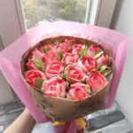 Букет цветов из зефирных роз